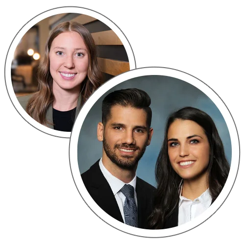 Drs. Gareth Lourens, Cassie Meylor Lourens, and Kendra Allen